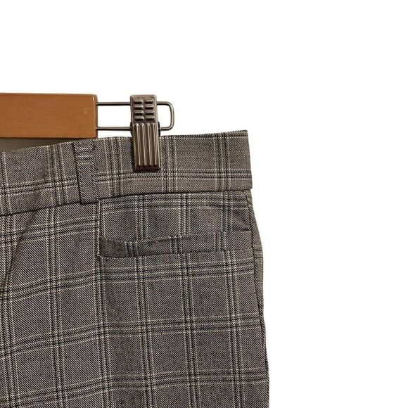 Banana Republic Plaid Sloan Fit Ankle Pants Size 4 - Picture 2 of 8